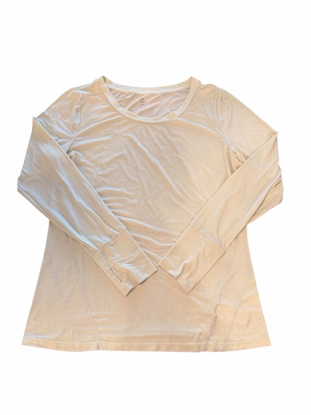 GapFit Breathe Long Sleeve T-Shirt - light yellow - size L